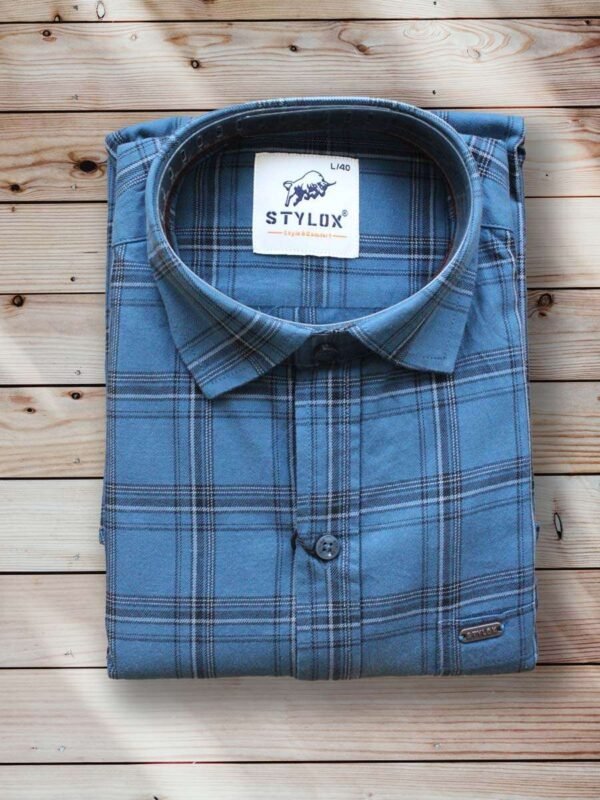 Blue Check Shirt (1)