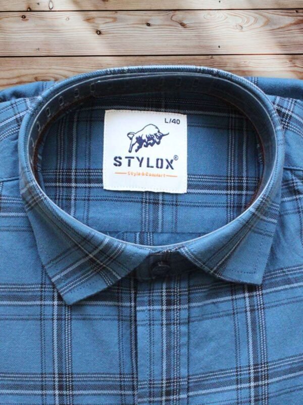 Blue Check Shirt (2)