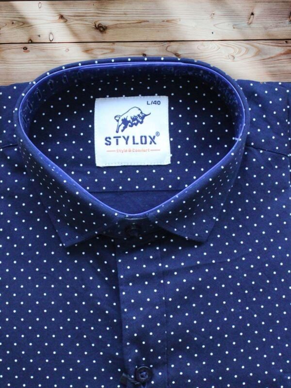 Printed Blue Shirt1