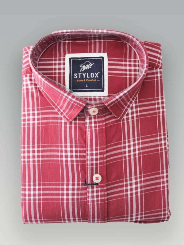 red check shirt