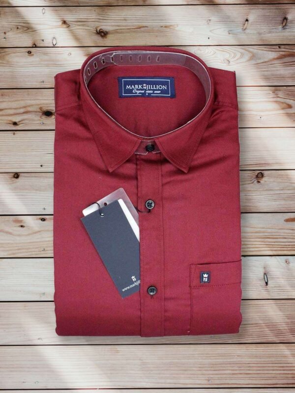 Dark Brick Red Shirt