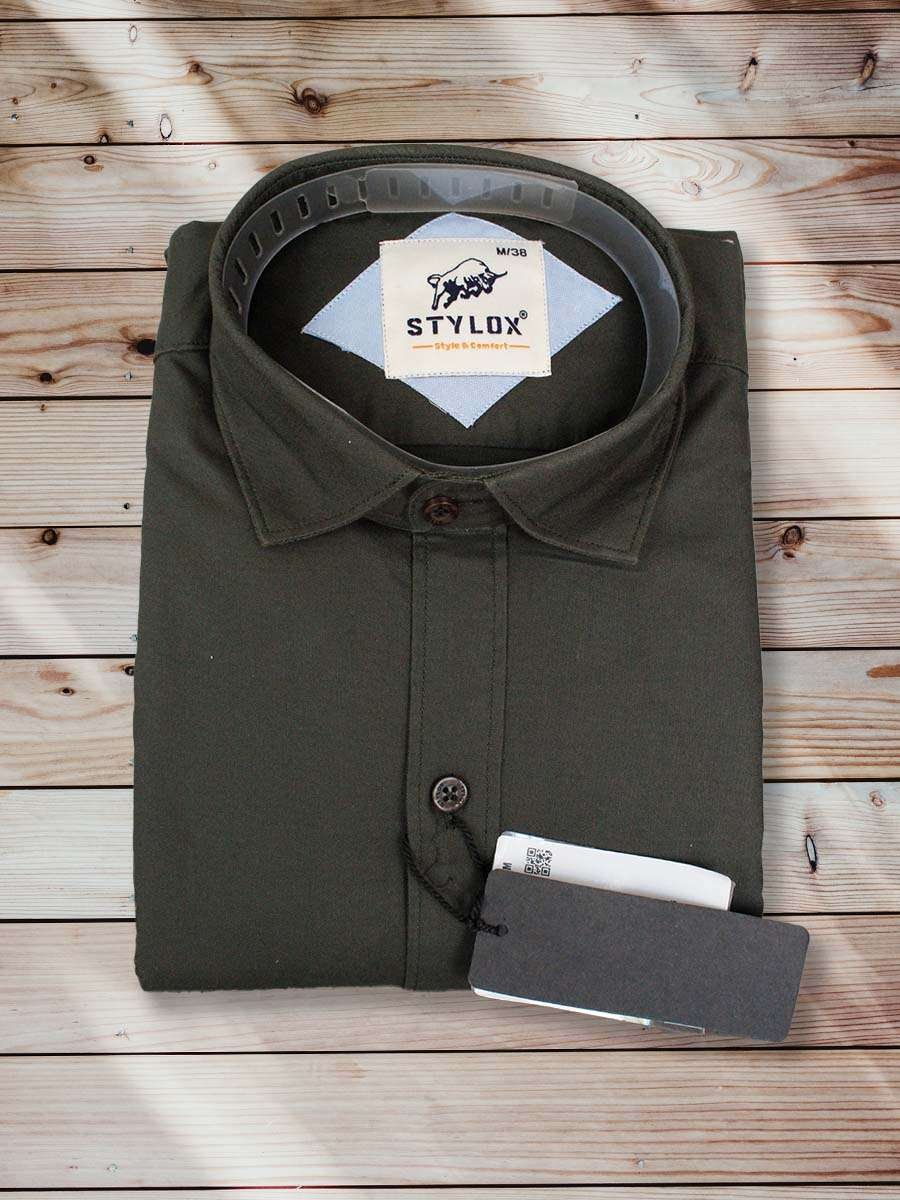 Dark Olive Green Shirt