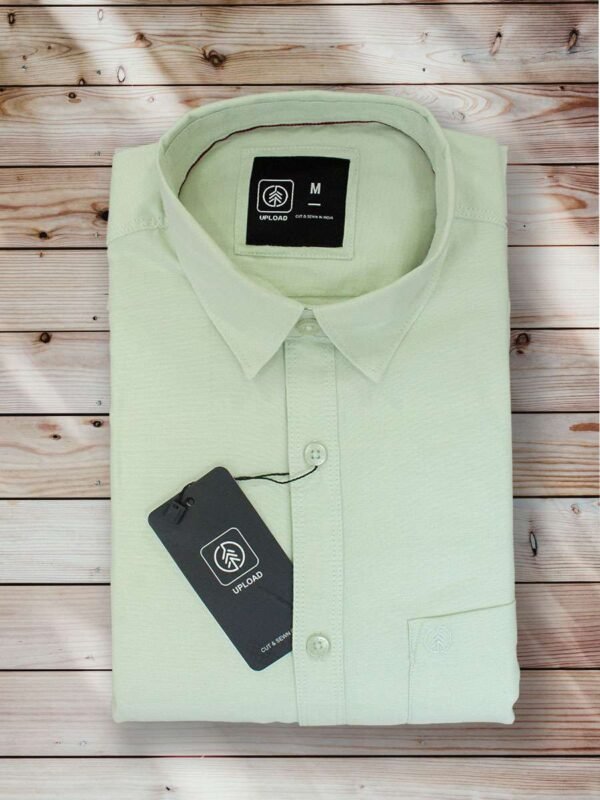 Plain Tea Green Shirt (2)