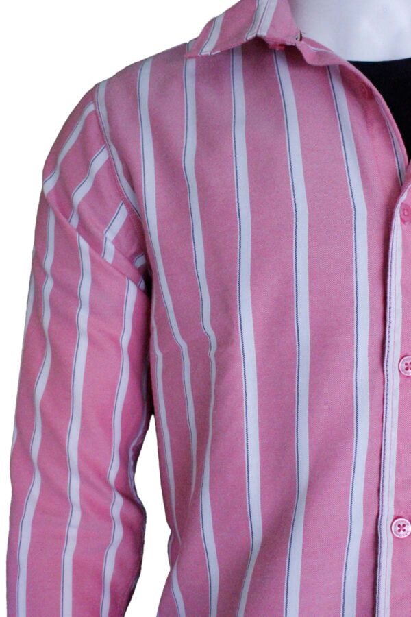 Men's Regular Fit Black Printed Cotton Shirt. - Image 6