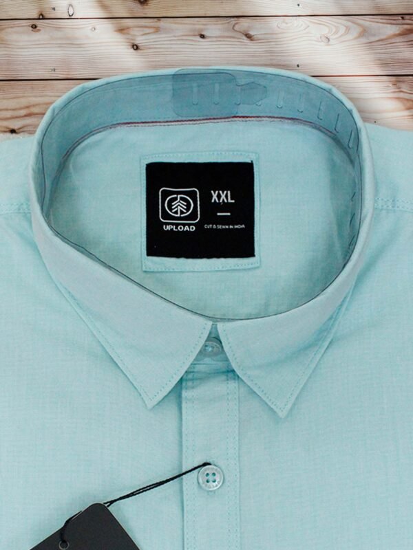 Aqua Blue Plain Shirt