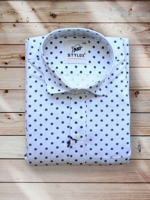 White Printed Shirt (2)