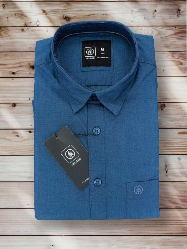 Yale Blue Plain Shirt (2)