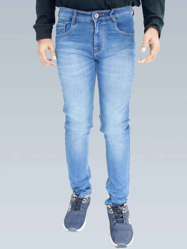Men's Relaxed Fit Sky Blue Shaded. - Image 3