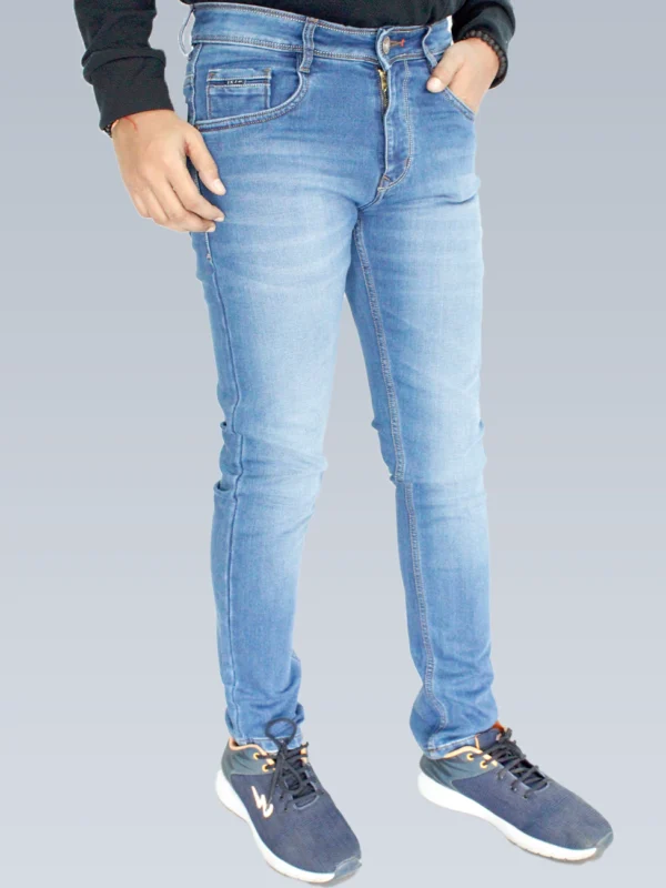 Men's Relaxed Fit Sky Blue Shaded. - Image 2