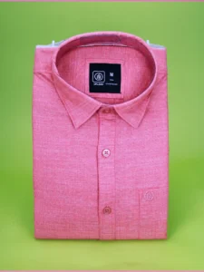 Corol Red Linen Shirt