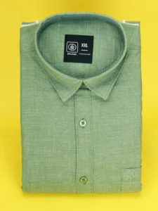 Plane LIght Green Shirt
