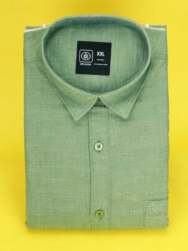 Plane LIght Green Shirt